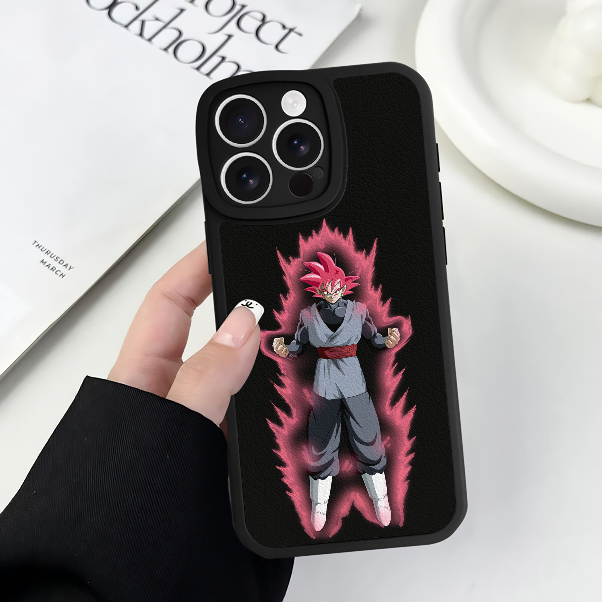 （画像用） ドラゴンボール ベジット DRAGON BALL Vegetto 【iPhone 16シリーズ対応】シリコンスマホケース（レザー調） 材質：シリコン